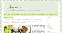 Desktop Screenshot of cookingminette.com